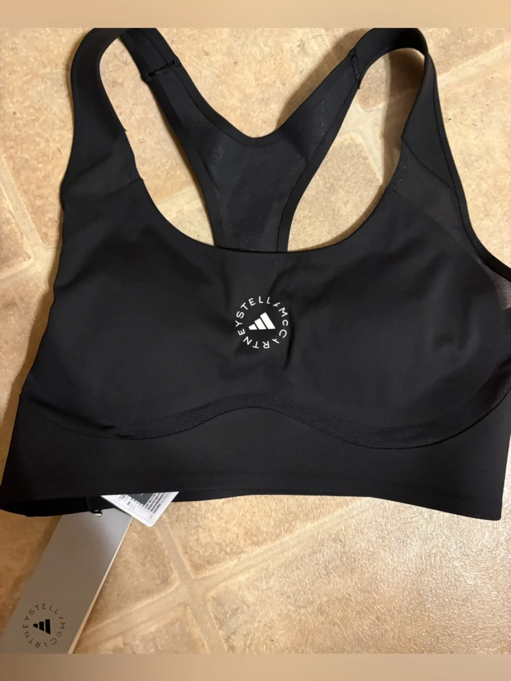 NWT Stella McCartney x Adidas True Purpose sports‎ bra black